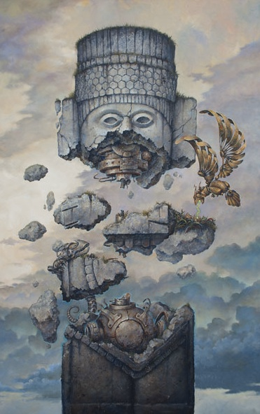 Illustration for article titled Behold, the Aztec mecha and Mayan cyborgs of our Mesoamerican future